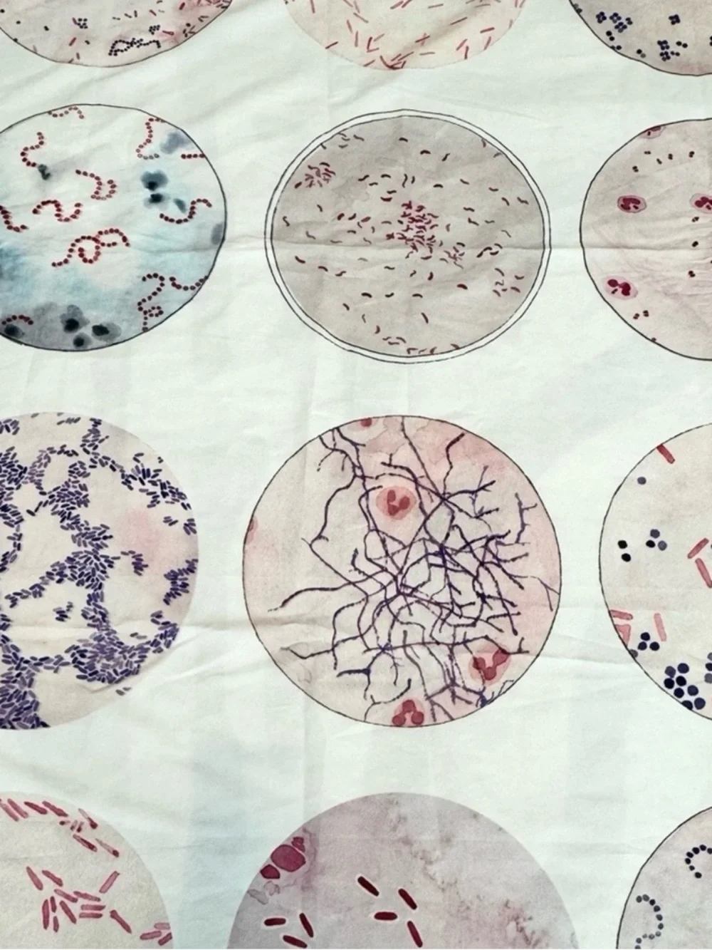 Society6 microbiology tapestry